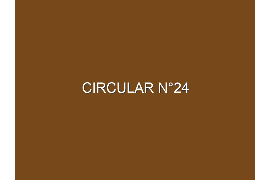 Circular N°24